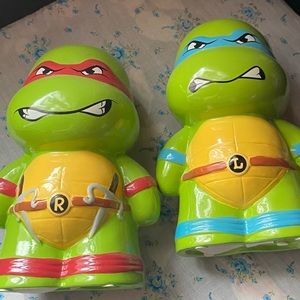 Set of Ninja Turtles Coin Bank